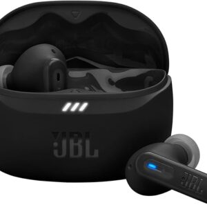 JBL Tune Beam 2 Wireless Bluetooth In-Ear Headphones with Noise Cancelling, 48 Hours Playback Time, IP54 Water and Dust Proof, Multipoint Connection, Ergonomic Design, Black